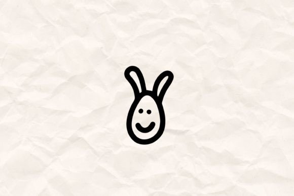 Cute Bunny Face SVG PNG for Graphics and Freebies