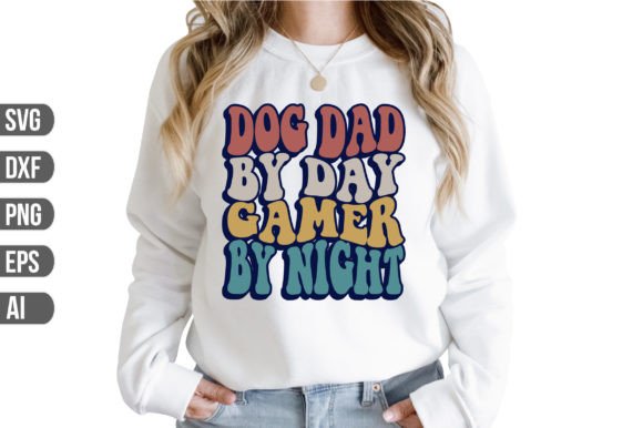 Dog Dad by Day Gamer by Night Svg: Graphics and Crafts