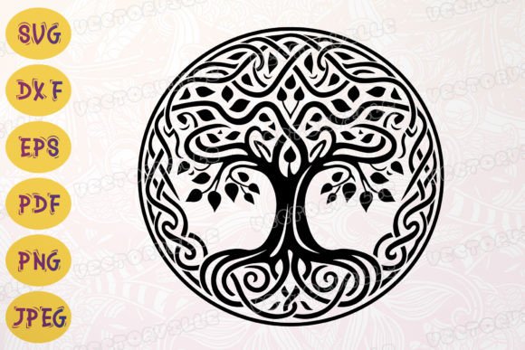 Family Tree SVG Roots Cricut Clipart DXF
