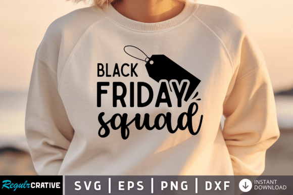 FREE Black Friday Squad SVG Design: A Practical Graphic Asset for Crafters and Digital Sellers