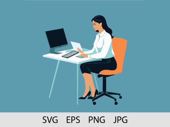 Productivity Concept Work Office Graphics Freebies
