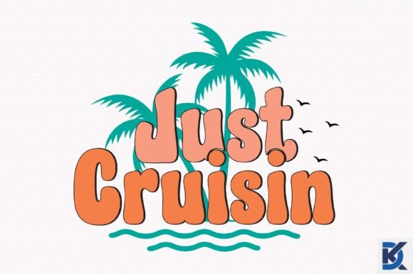 Retro Just Cruisin Graphics for Crafts