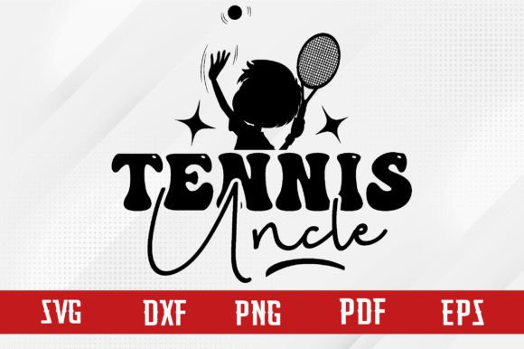 Tennis Uncle Svg Design: Graphics and Crafts in One