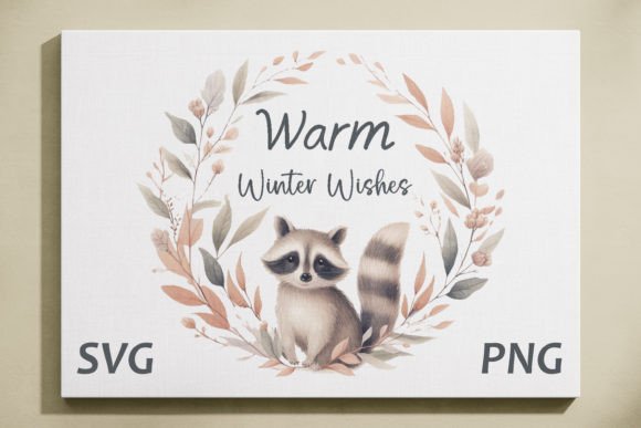Watercolor Raccoon Sublimation SVG PNG: A Delightful Design Asset for Crafts and Graphics